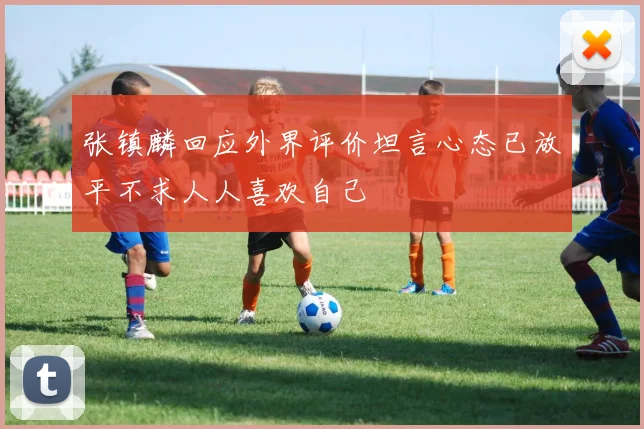 张镇麟回应外界评价坦言心态已放平不求人人喜欢自己